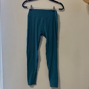 Stori Teal High Waist Leggings Workout Size 8